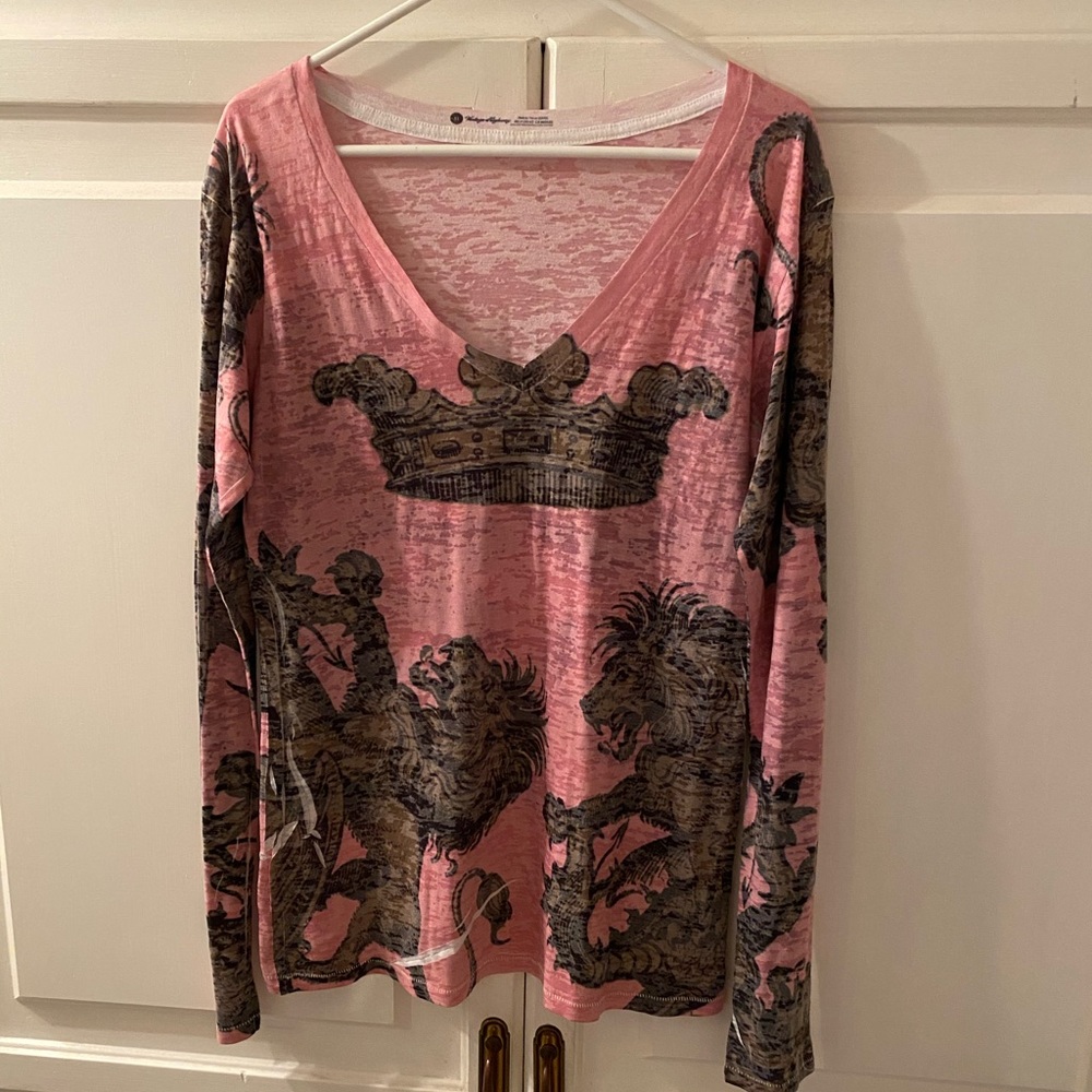 Vintage Highway long sleeve V neck Shirt